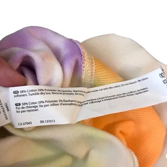 Wildfox M Sherbet Wash tie dye sweatshirt - Picture 7 of 8